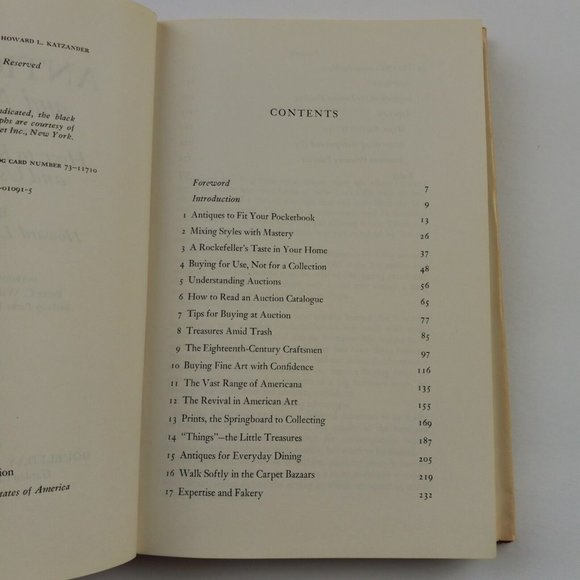 Antiques And Art: How to Know, Buy and Use Them by Howard L. Katzander Hardcover - Picture 13 of 16